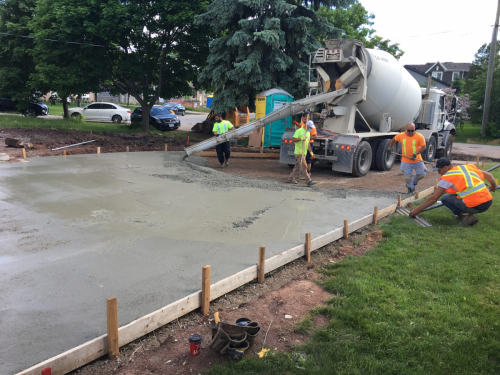 Concrete pouring - Elevated Construction Corp